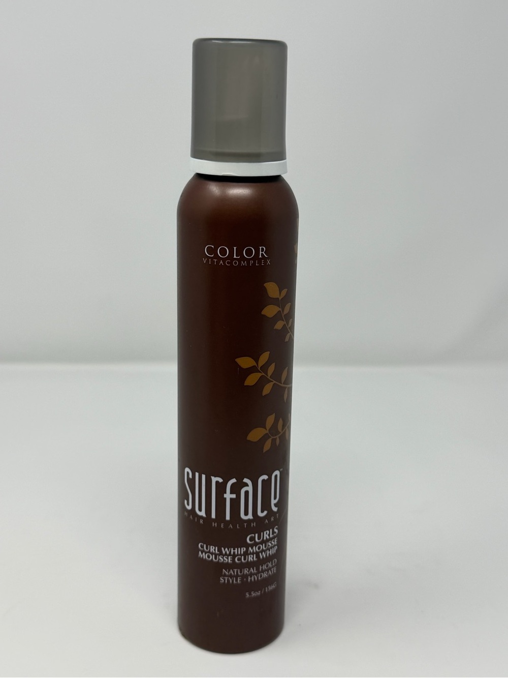 NEW Surface Color Vitacomplex Curls Curl Whip Hair Mousse Natural Hold 5.5oz